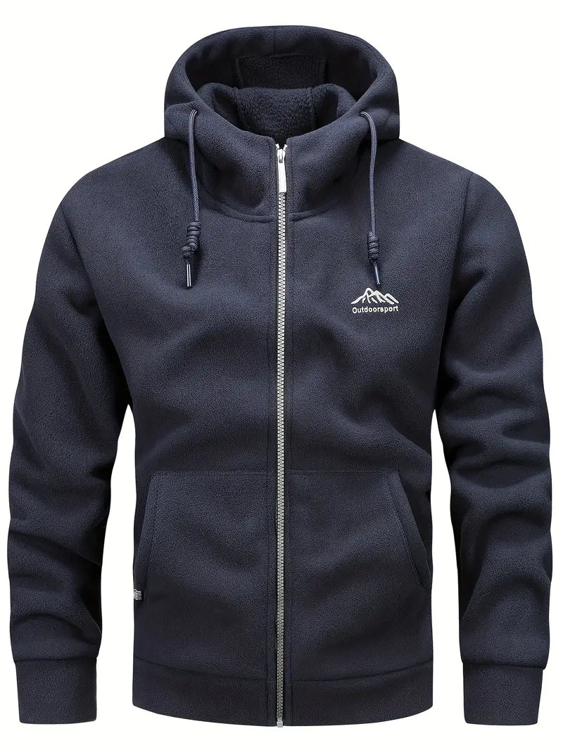 Ransom - Warm Fleece Jacket met Capuchon voor Mannen