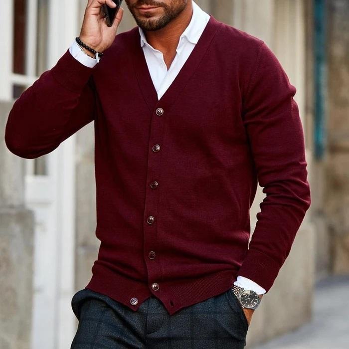 Stefan Casual Heren cardigan