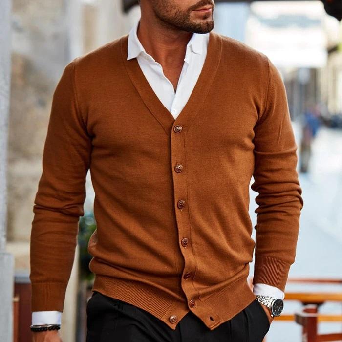 Stefan Casual Heren cardigan