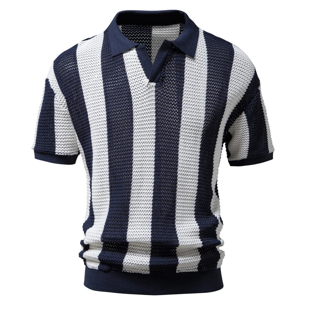 Bastiaan Poloshirt | Gestreept & Ademend