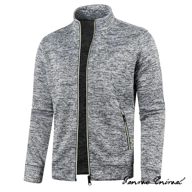 Sweatvest | Sweatshirt met omgeslagen kraag