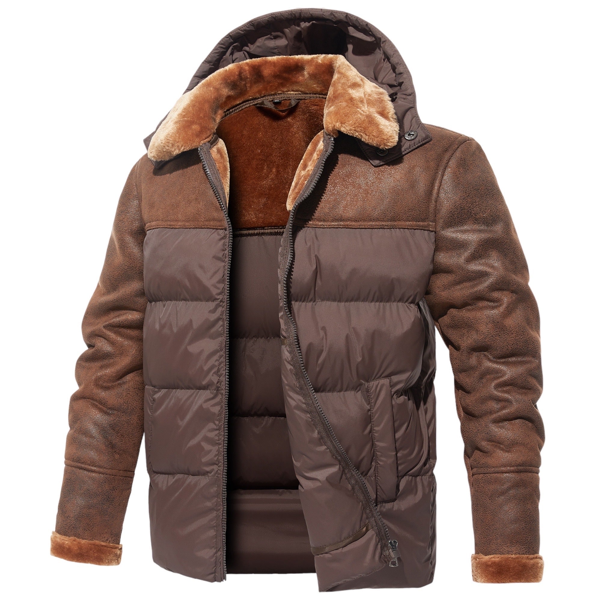 Everest geïsoleerde sherpa puffer jas