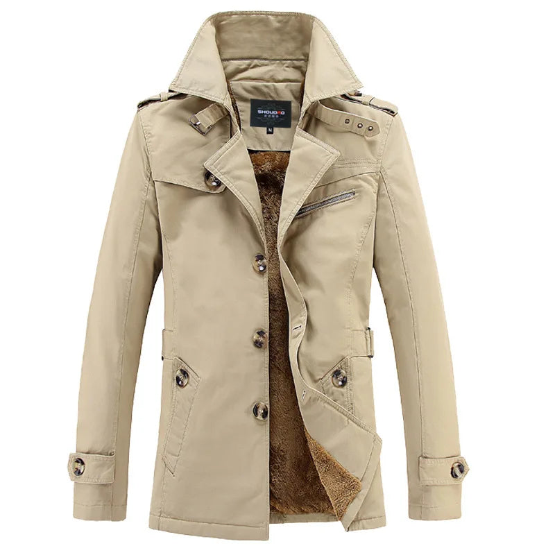 Michiel Winter Trenchcoat | Trendy Warme Winterjas