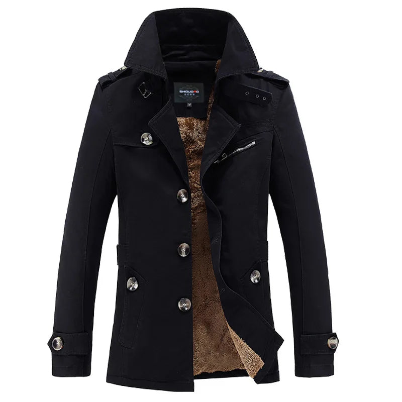 Michiel Winter Trenchcoat | Trendy Warme Winterjas