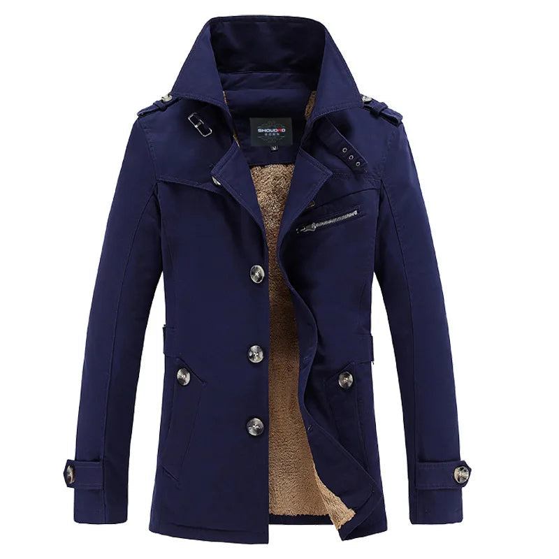 Michiel Winter Trenchcoat | Trendy Warme Winterjas