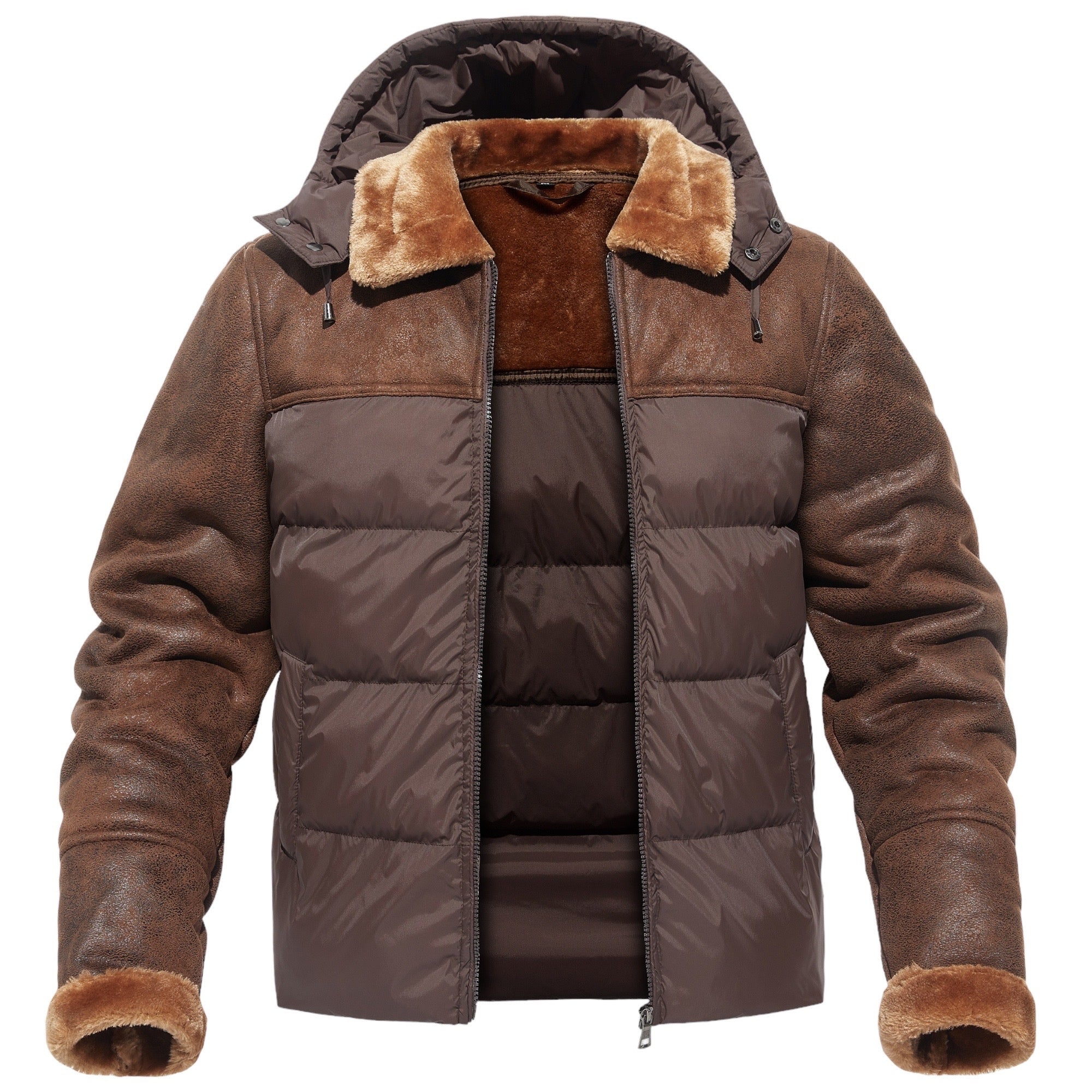 Everest geïsoleerde sherpa puffer jas