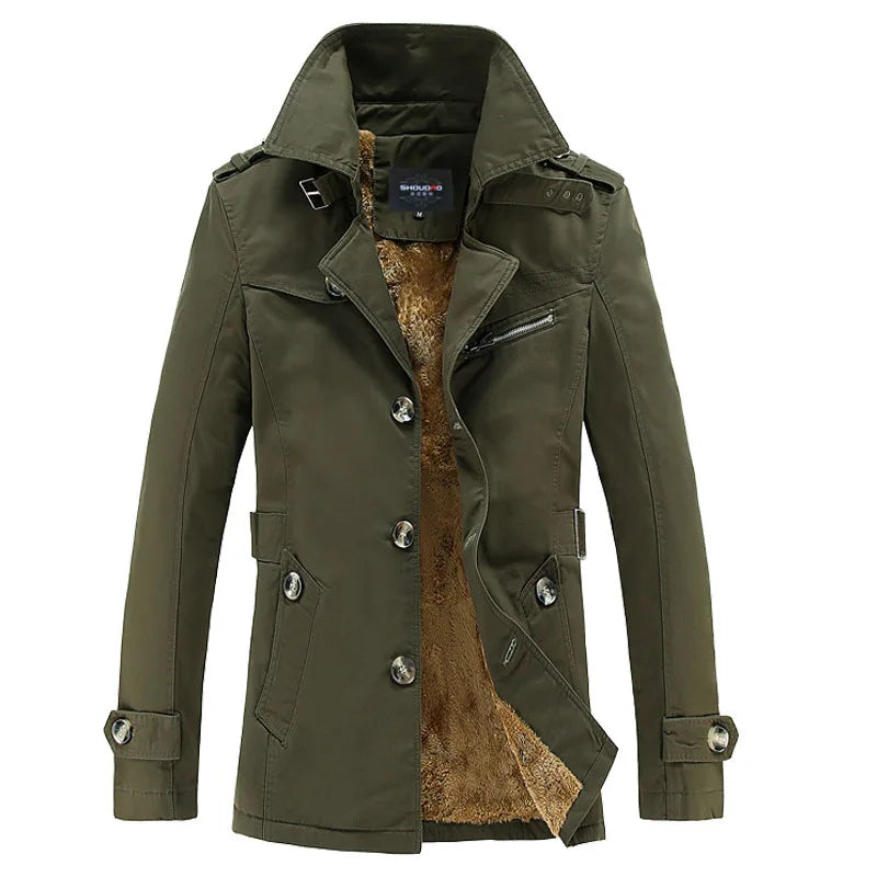 Michiel Winter Trenchcoat | Trendy Warme Winterjas