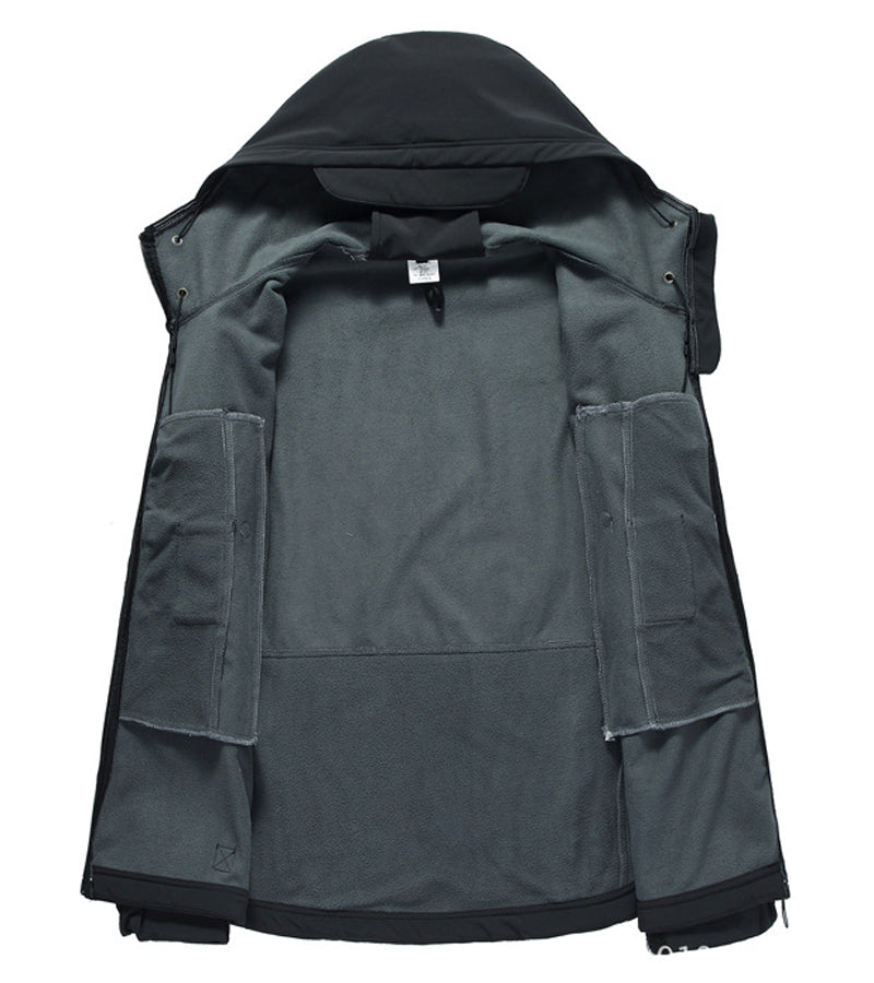 Heren Softshell Jas met Capuchon - Titan