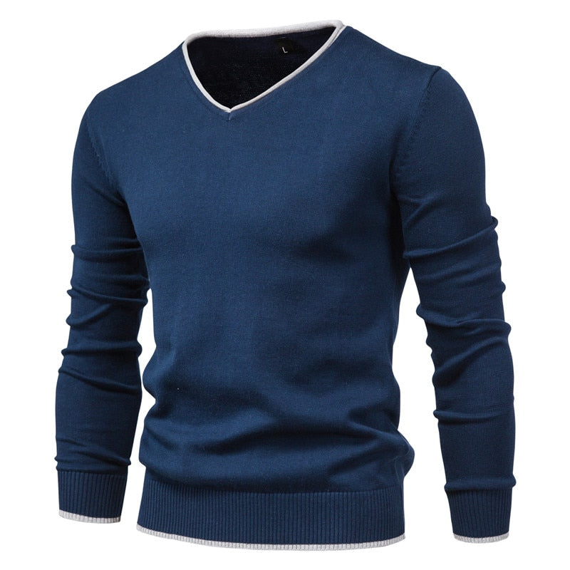 Heren Trui | Slim Fit Sweater met V-Neck