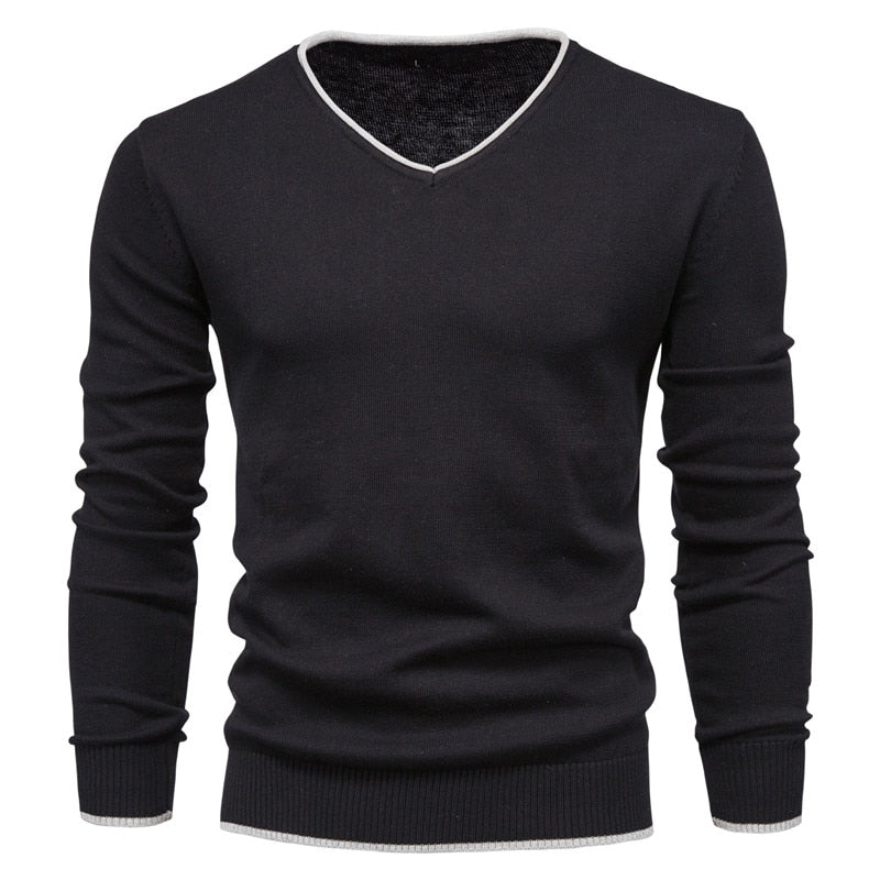 Heren Trui | Slim Fit Sweater met V-Neck