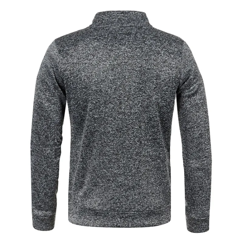 Sweatvest | Sweatshirt met omgeslagen kraag