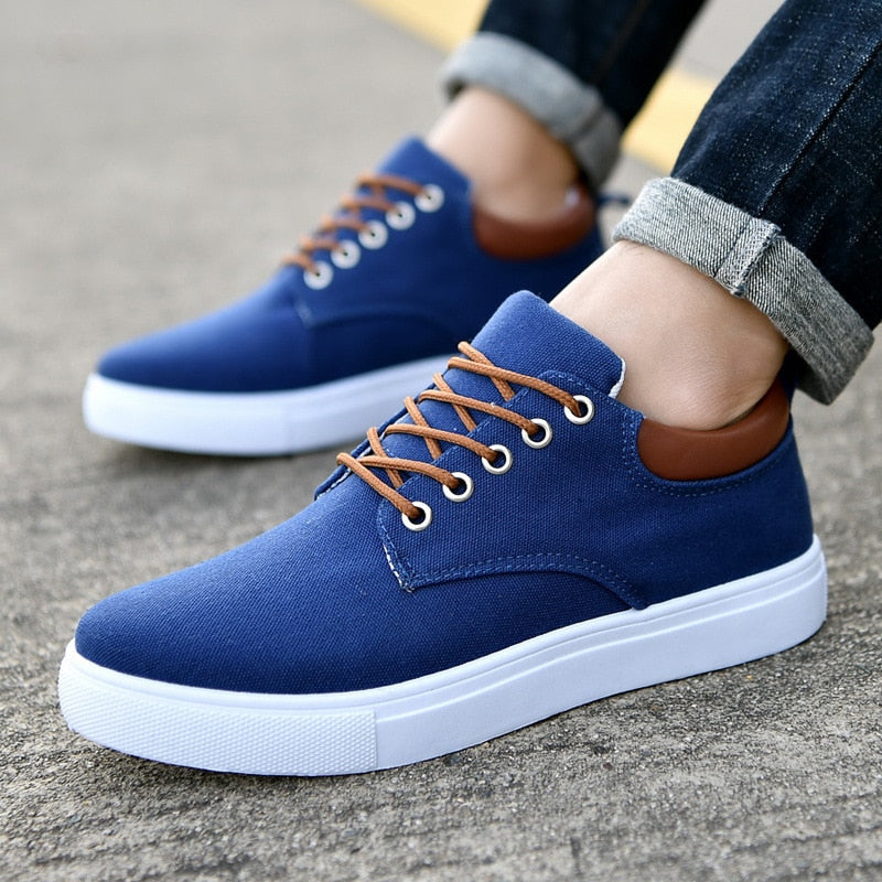 David Sneakers | Stoere herensneakers met witte zool