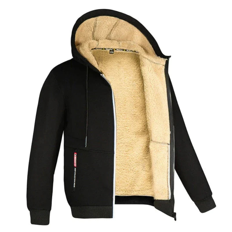 Sherpa fleece vest voor heren