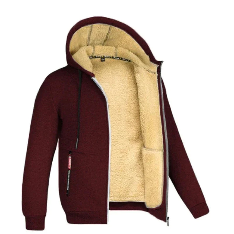 Sherpa fleece vest voor heren