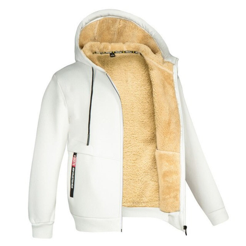 Sherpa fleece vest voor heren