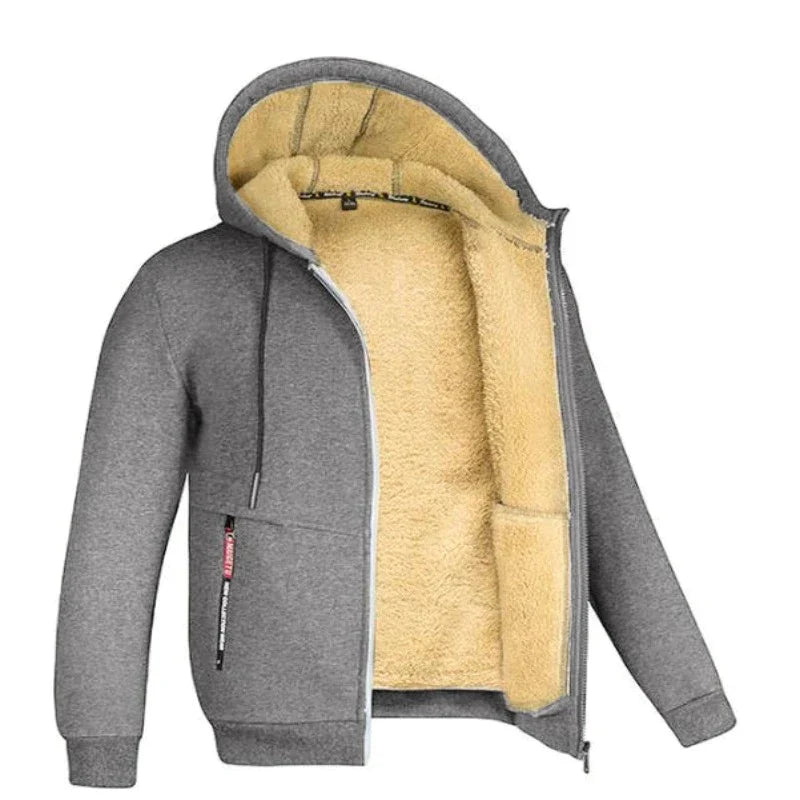 Sherpa fleece vest voor heren