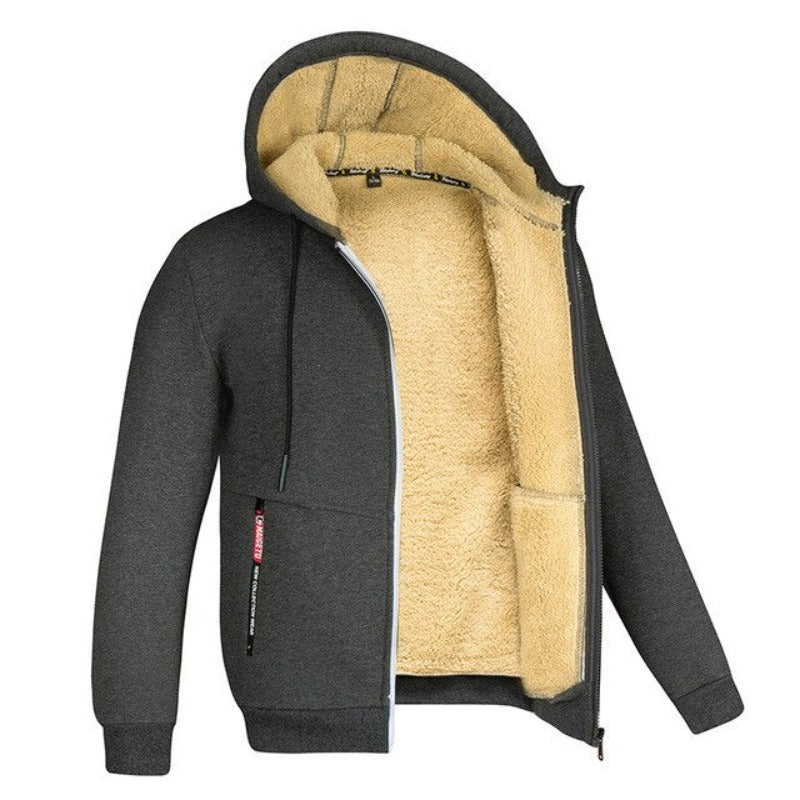 Sherpa fleece vest voor heren