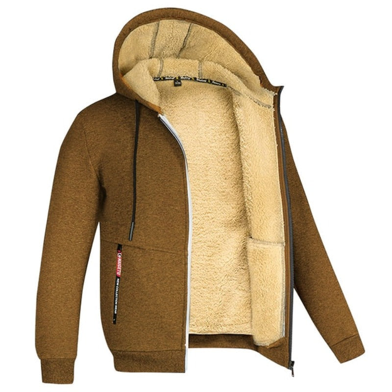 Sherpa fleece vest voor heren