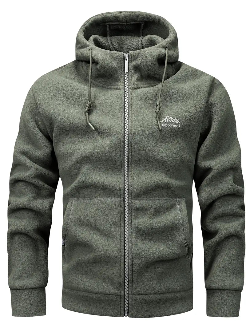 Ransom - Warm Fleece Jacket met Capuchon voor Mannen