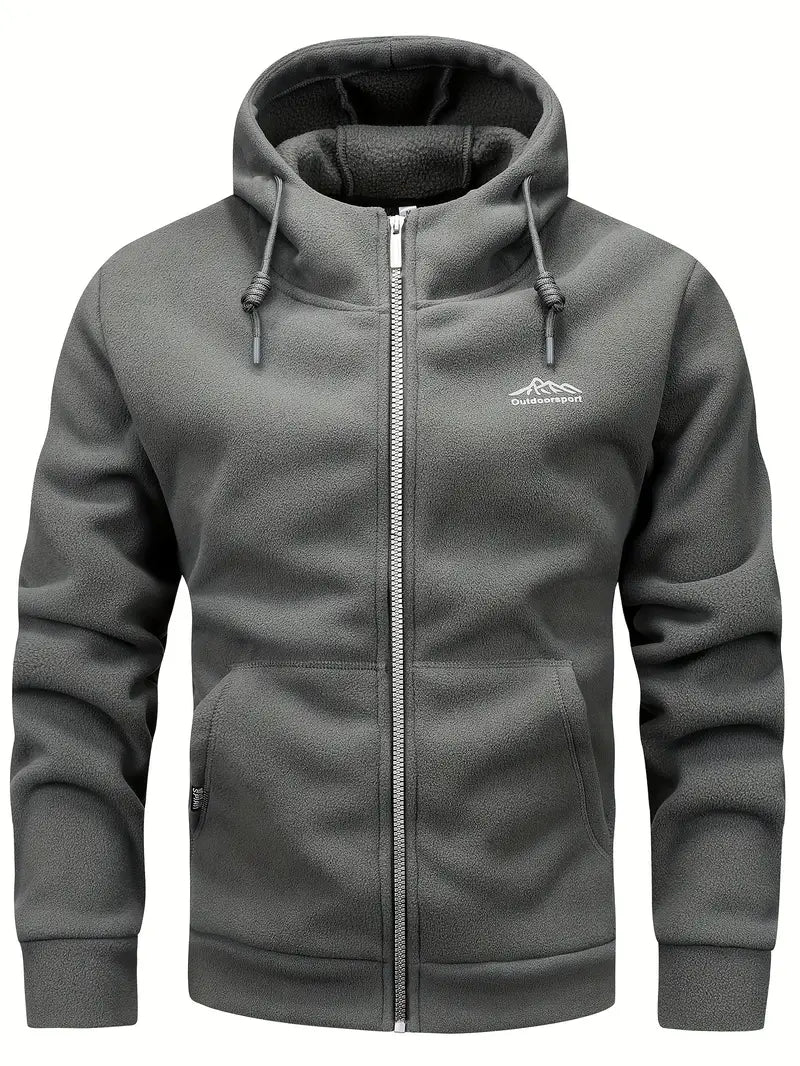 Ransom - Warm Fleece Jacket met Capuchon voor Mannen