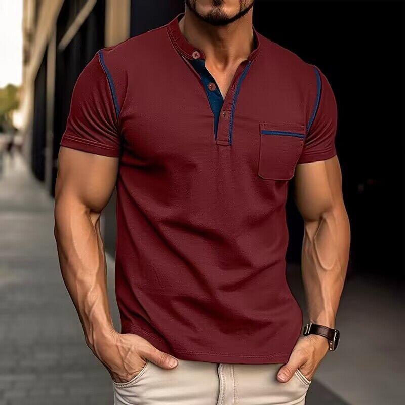 Hardon Luxe Polo met Henley-kraag