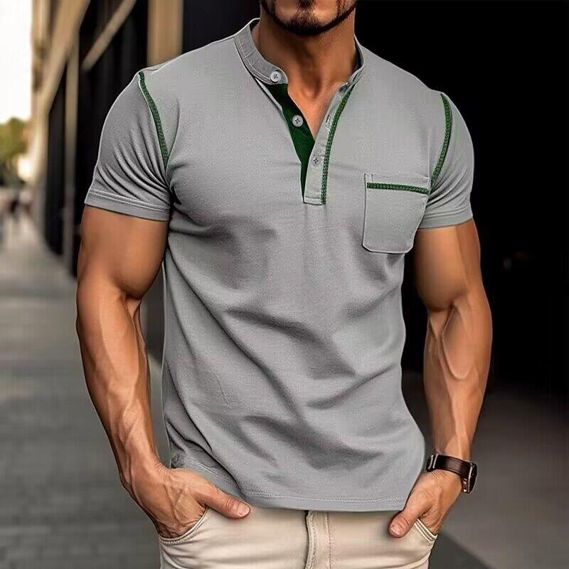 Hardon Luxe Polo met Henley-kraag