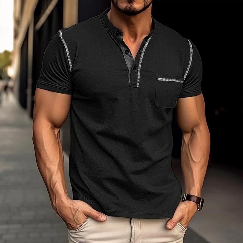 Hardon Luxe Polo met Henley-kraag